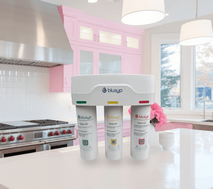 BLUSYP UNDER SINK WATER FILTER 3-STAGE REVERSE OSMOSIS TAP WATER PURIFIER